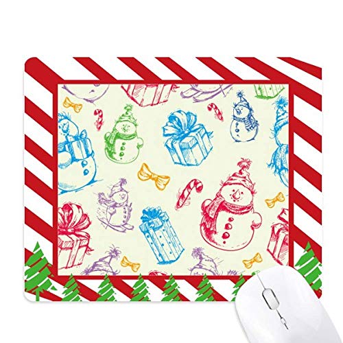 Cadeau de Noël parfait : offrez ce tapis de souris canne de Noël coloré
