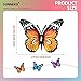 WUSJCOF Schmetterlinge Wanddeko - 12 Stück PVC Mit Kleber