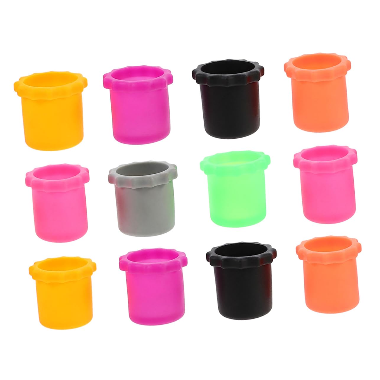 Lurrose 20Pcs Mic Bottom Protection Sleeve for Handheld Microphones Easy Installation Shock Absorbing for Ktv Home Parties Conferences and Stage Performances