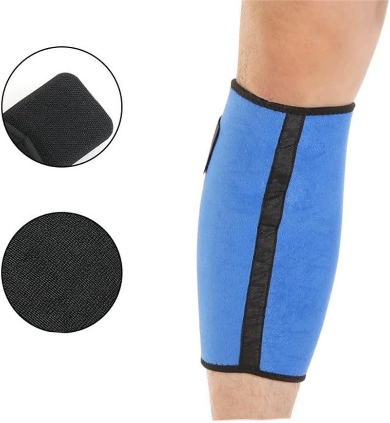 Calf Support Brace Sports Calf Protection Adjustable Compression Calf Cover(Blue)