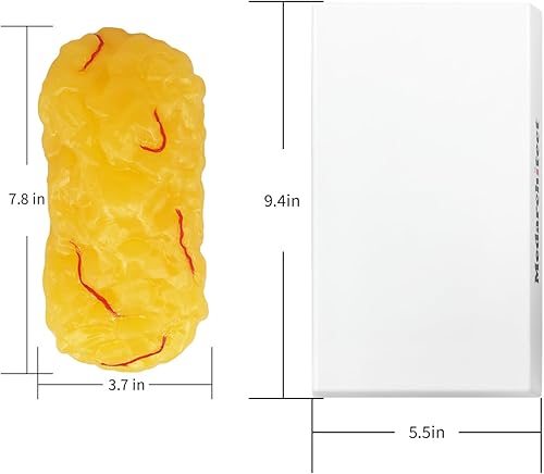 Miniatura 2 de Auténtica réplica de grasa corporal humana con venas rojas, 1 libra, motivación y recordatorio para mantenerse en forma y pérdida de peso, modelo de