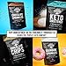 Sugar Free Large Chocolate Chips, Stevia Sweetened, 12 oz. Value Size, Non-GMO, Vegan, Keto, Low Carb, 60% Cocoa, All Natural, Baking Chips, Gluten Free, No Sugar Added (1 Pack)