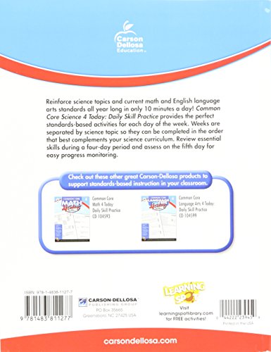 Common Core Science 4 Today, Grade 4: Daily Skill Practice (Common Core 4 Today) - Image 2