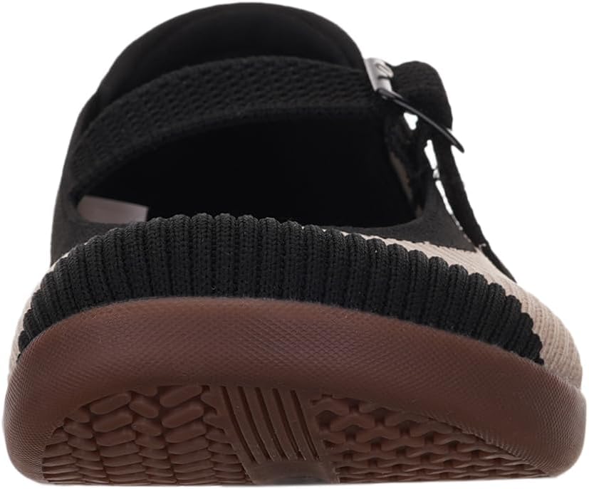 WHITIN Womens Wide Toe Box Barefoot Mary Jane Flats + Zero Drop - Image 5