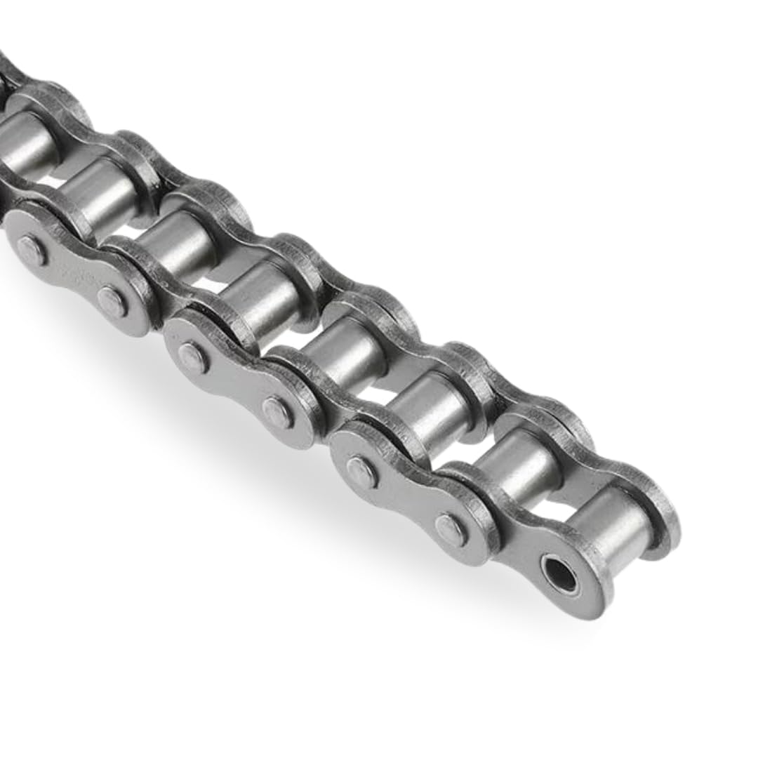CMW - Catene di trasmissione standard - A denti singoli - Nichelate - Passo 12,7 mm - ISO - 08B-1 - Rotolo da 5 metri