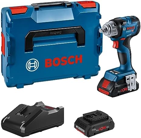 Bosch Professional GDR 18V-215 Tournevis à Percussion Sans Fil 18V - Puissant Et Compact Avec L-BOXX