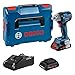 Price comparison product image Bosch Professional 18V System Cordless Impact Wrench GDS 18V-330 HC (330 Nm tightening and 560 Nm breakaway torque, incl 2x 4.0Ah ProCORE batteries, charger, 1x Bluetooth Low Energy module, in L-BOXX)