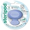Steripod Protector de cepillo de dientes con clip, mantiene el cepillo de dientes fresco y limpio, se adapta a la mayoría de cepillos de dientes manuales y eléctricos, 1 unidad
