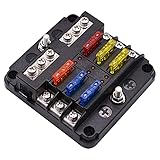 HEPVET Scatola dei fusibili per Automobili, Scatola di unzione J, Copertura a Prova di umidità, Scatola dei fusibili con Design dell