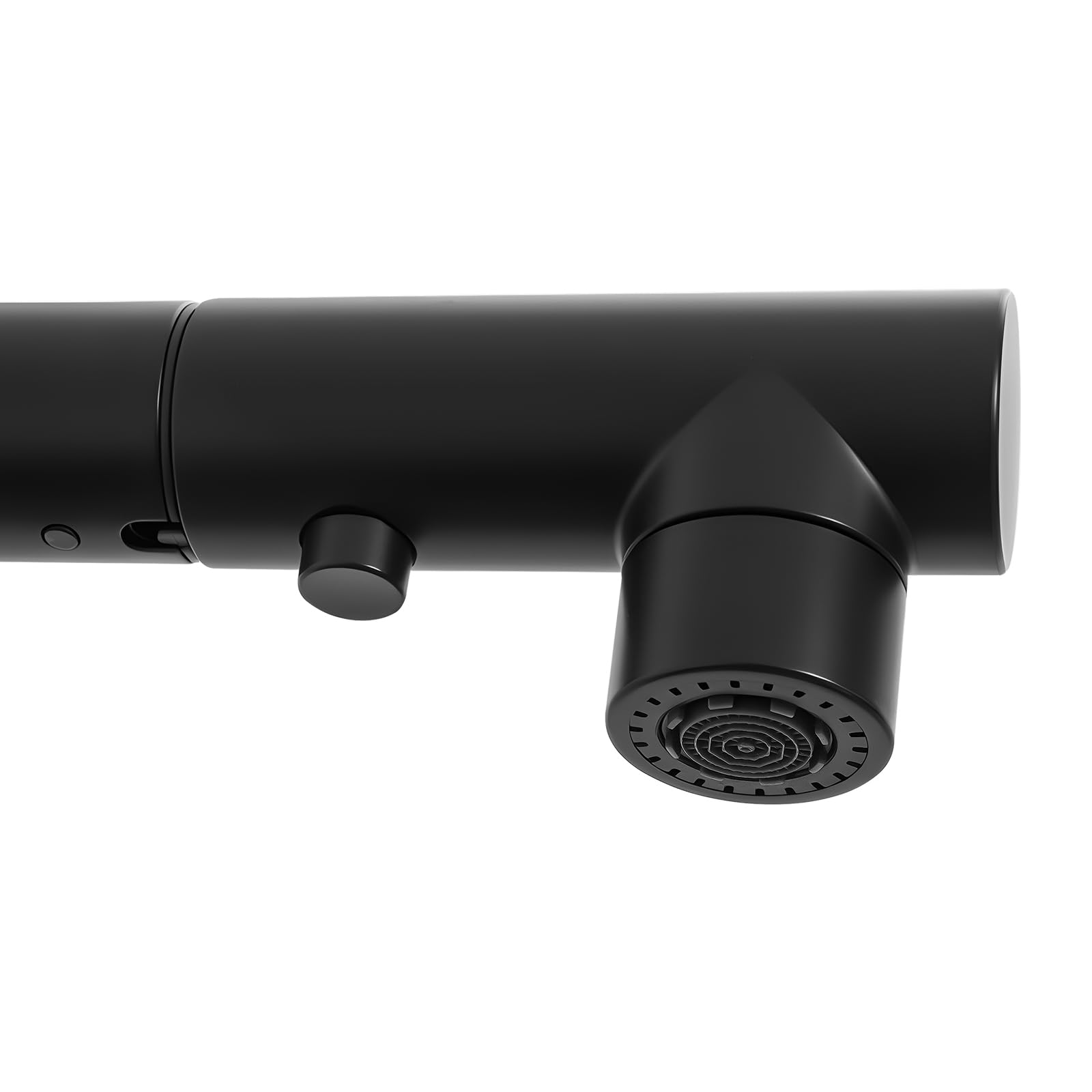 Évier Noir 50x45cm, Évier de Cuisine avec Robinet Extractible, 1 Cuvette Évier en Acier Inoxydable à Encastrer avec Égouttoir, Distributeur de Savon, Robinet Eau Chaude/Froide