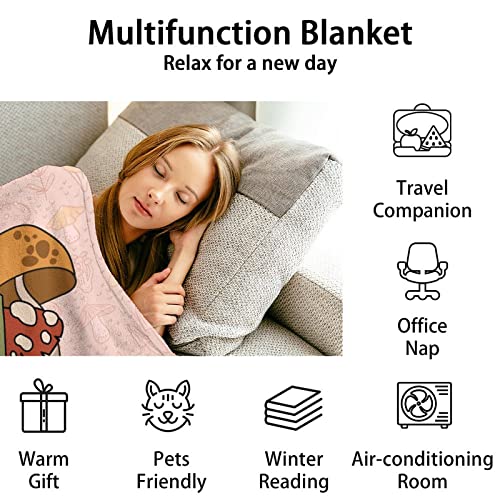 Custom Frog Throw Blanket for Baby - 30x40 Inches Lap Size - Soft Fluffy Cozy Blankets Gift - Pink Novelty Blanket Throws for Couch, Work