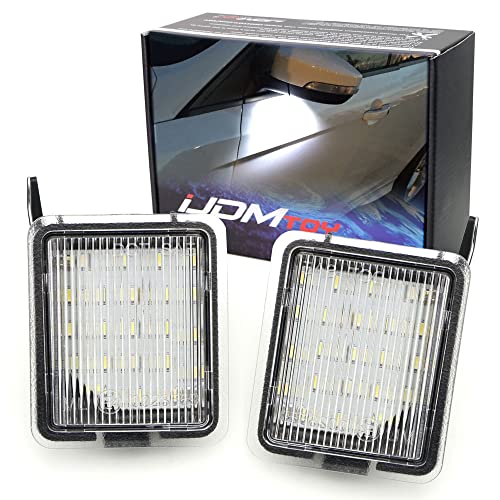 Lámparas LED blancas para espejos Ford Focus C-Max Kuga Escape miniatura 1