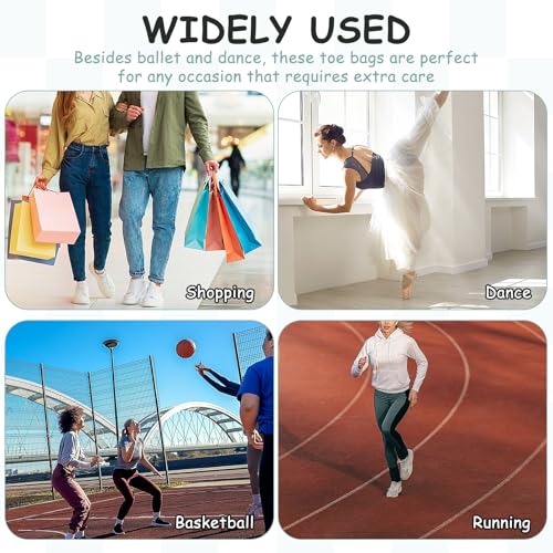 Image of 1 Pair Soft Ballet Toe Pads Foot Care Toe 3.54 x 3.15inch High Heels Toes Caps Toes Pads for Pointe Shoes,Forefoot Wrap Pad for Women Girls,Half Pad, Sponge Insoles