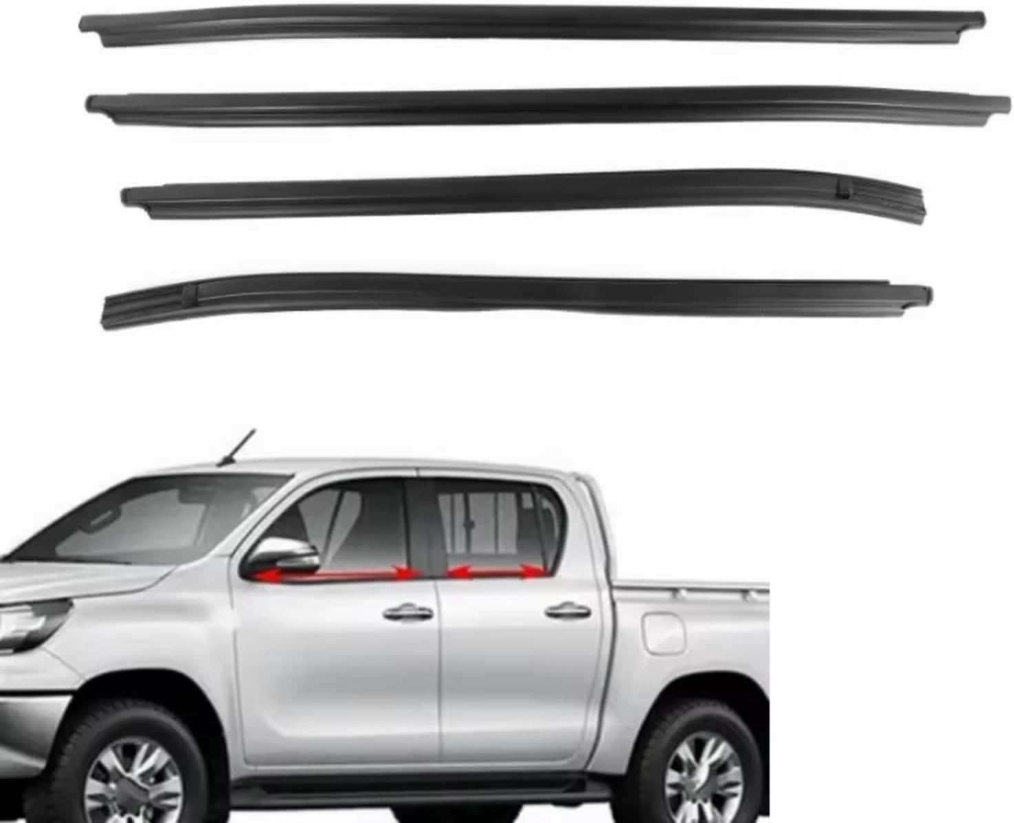 車のサンルーフのシーリング Compatible With For HILUX SR5 2005-2015 シーリングトリム 車のド