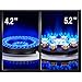 WANGKENSU Upgrade Gas Stove 71cm Built-in 2 Cast Iron Portable Hob Rings Burners (4000W&4200W) with Flame Failure Protection Easy to Clean Compatible with All Cookware [Energy Class A] (Color :