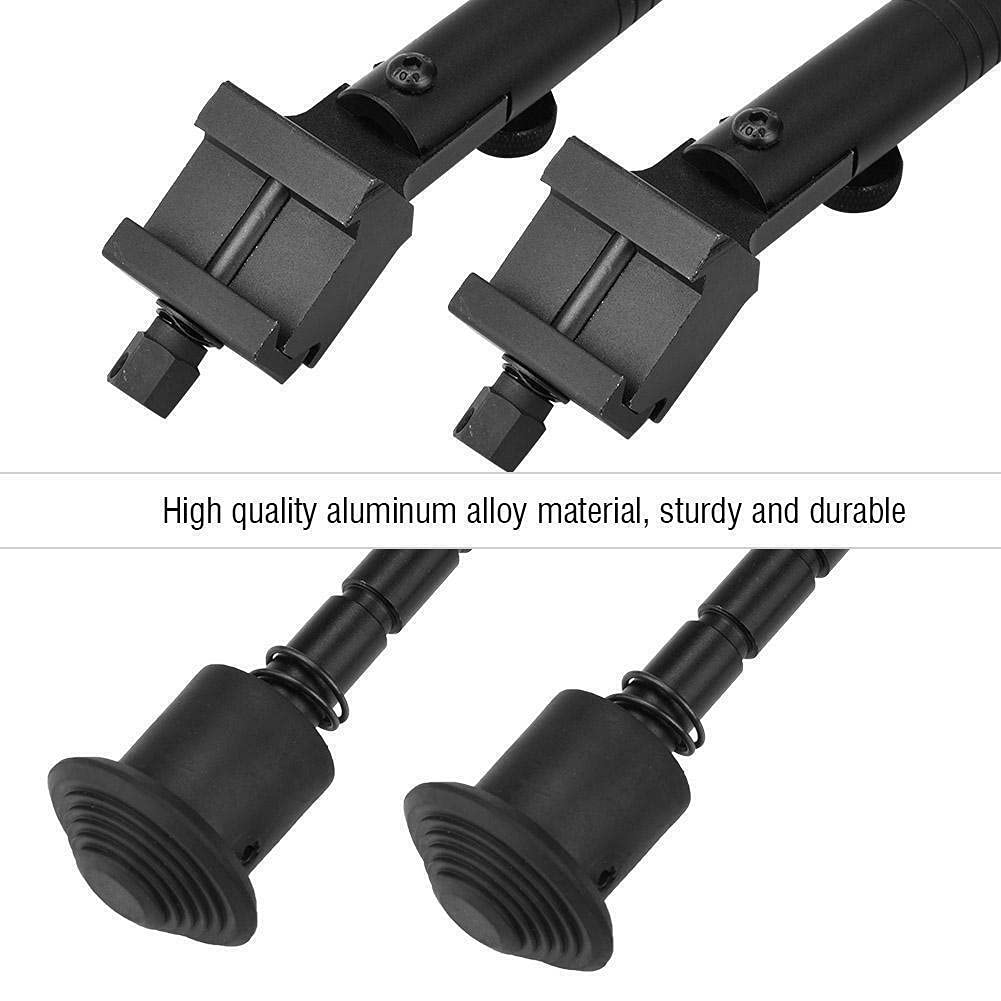 Bipiede Doppio bipiede da 9-12 Pollici Montato lateralmente con Sistema di Montaggio Laterale e Kit binari Picatinny per Fucili ad Aria compressa Breakbarrel o Underlevers