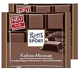 Ritter Sport Cocoa Mousse Chocolate Bar Candy Original German Chocolate 100g/3.52oz (Pack of 2)