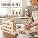 Egg Holder for Fridge, 2026 New 4 Tiers Automatic Rolling Egg Dispenser, Large Capacity Fridge Egg Organizer Space-Saving Egg Storage Container Tray Rack Egg Roller for Refrigerator Countertop (Beige)