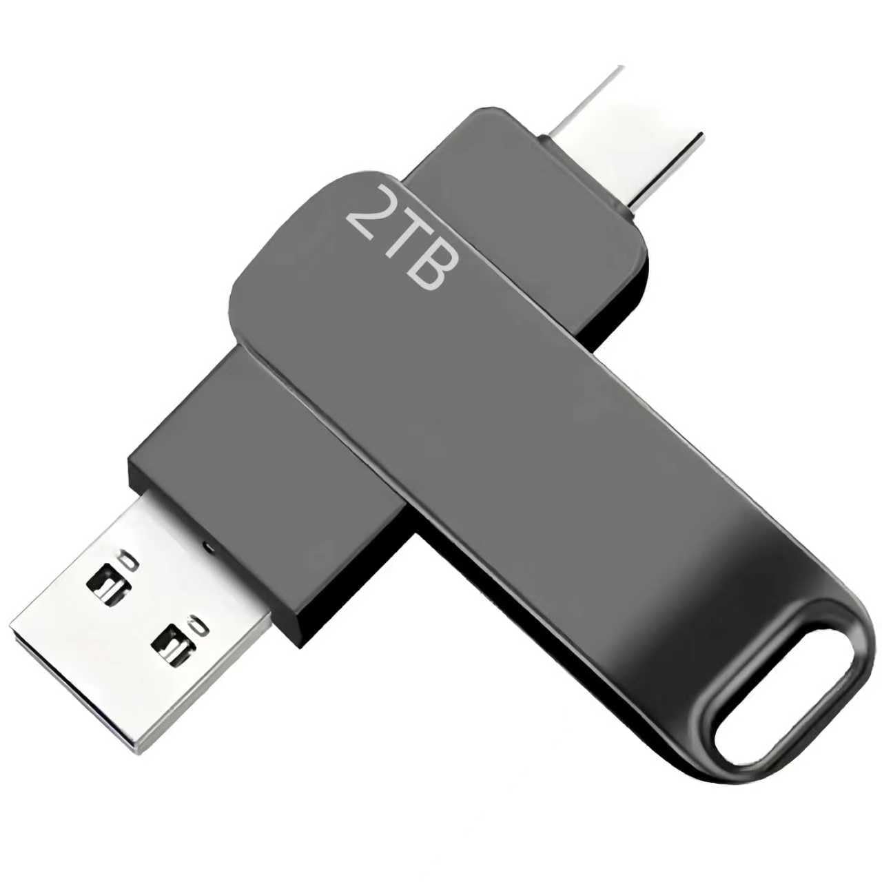 ⭐特別割引・ 大容量2TB 高速データ転送・360°回転式 USBメモリ Amazon.co.jp: 2TB 大容量 USBメモリ 大容量 USB&Type-C メモリ 外付け