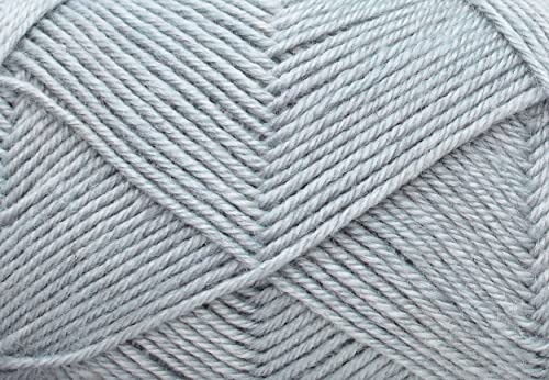 Image of M.G ENTERPRISE Nylon Steel GreyCrochet Yarn 200 Soft Wool Thread for Knitting and Handmade Craft