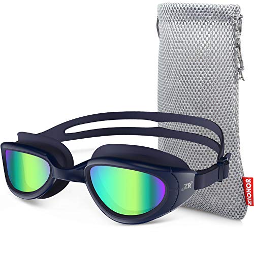 ZIONOR Swimming Goggles, G6 Non Polarized Swim Goggles UV Protection Watertight Anti-Fog Adjustable