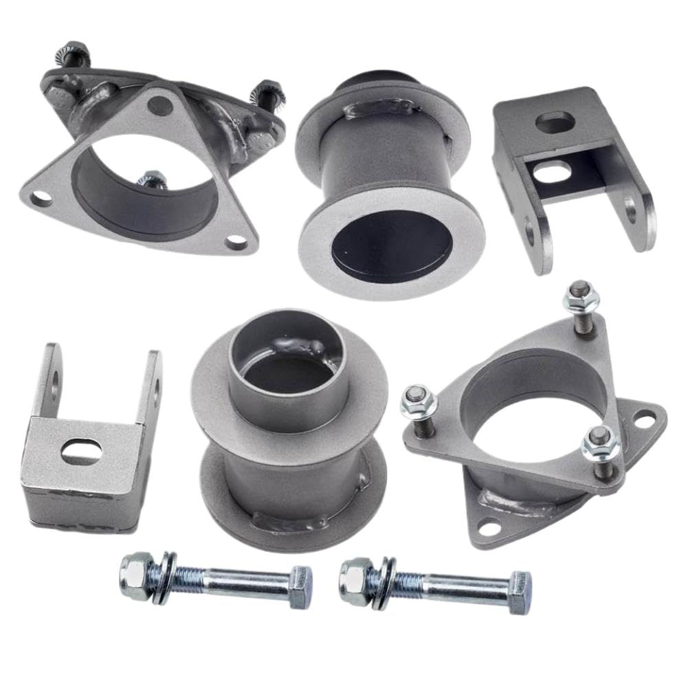 Kit di Sollevamento livellante Posteriore da 3 Pollici Anteriore da 3 Pollici Compatibile con Parti di motociclette automobilistiche Yukon XL Escalade 2007-2020 Tahoe Suburban 1500 2007-2018