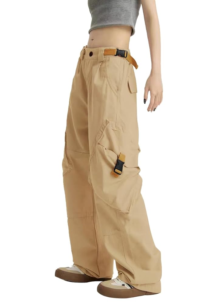 KOWGA CARGO PANTS レディース MPWEGNP Cargo Pants Women Womens Baggy Cargo Pants