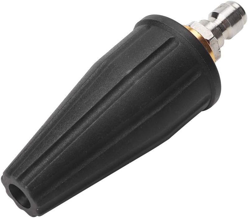 Pressure Washer Turbo Nozzle, Rotating and Adjustable 1/4 Inch Quick Connect Nozzle for Homeowners Professionals Cleaning Driveways Decks Patios