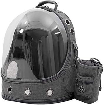 Pets Empire Cat Carrier Dog Carrier pet Carrier Breathable Pet Cat Puppy Travel Bag ?Astronaut Capsule Space Backpack Carrier Bag for Small Dogs Cats (Color : Grey)