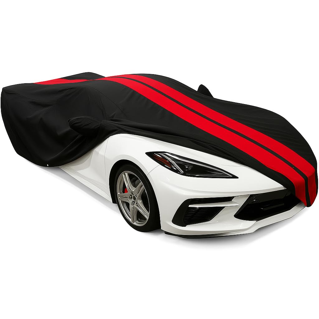 C8 Corvette Car Cover - Custom Fit Outdoor Indoor Ultraguard Plus Water Resistant 300 Denier UV Rain Protection