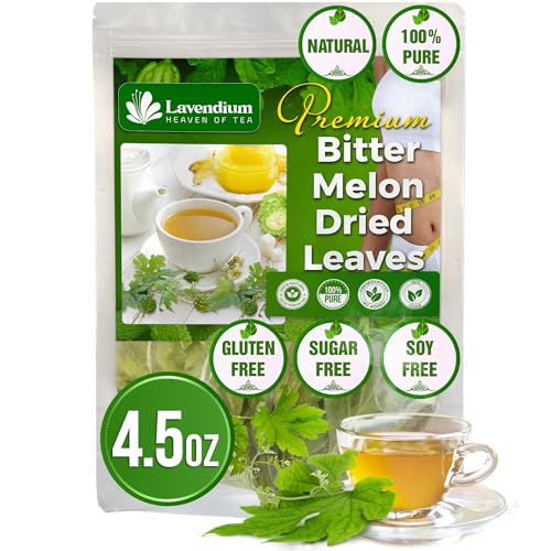 Image of Lavendium Bitter Melon Tea Bags, Bitter Gourd Tea, Caffeine-Free, 4.5oz