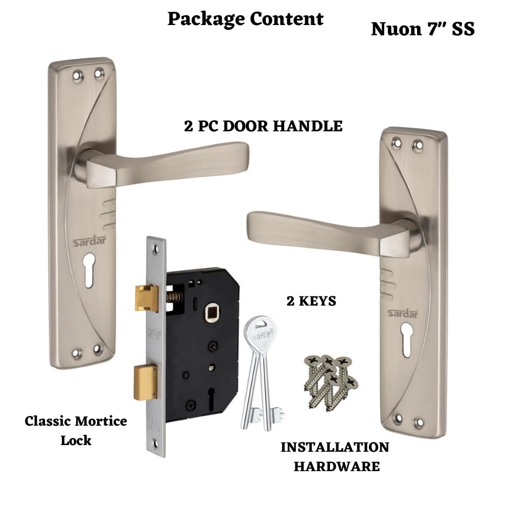 SARDAR Nuon Iron Handle Set - Secure Your Doors -3