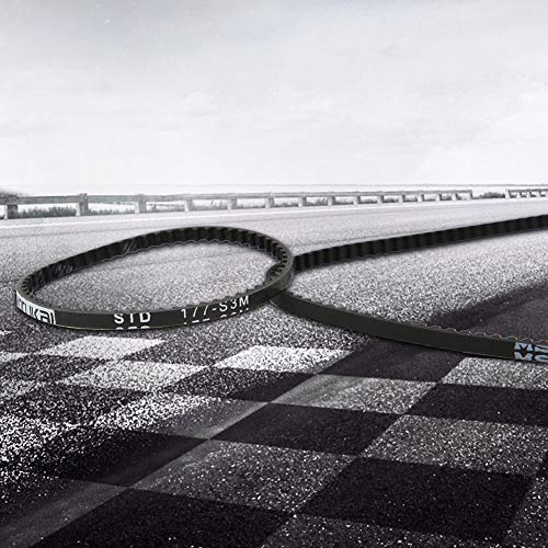 Dilwe RC Car Belt, High Performance Rubber Replacement Parts, Durable for Race Tracks and Home Entertainment