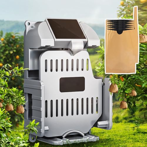 Ensacheuse électrique de fruits avec affichage instantané de la puissance, 3 vitesses de réglage, comprend 200 sacs, idéale pour les grenadiers, kiwis et poiriers