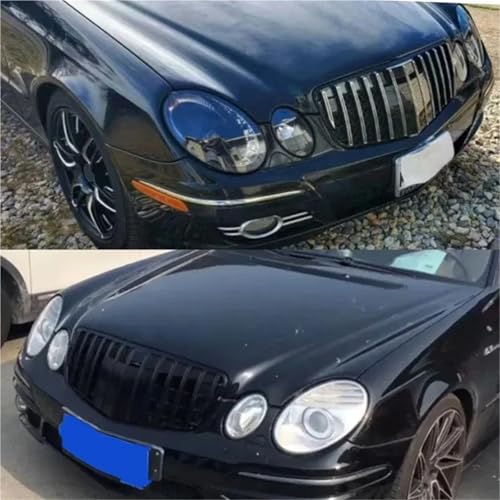 Grille de pare-chocs avant Classe E W211 E200 E240 E320 E500 calandre capot maille - 3