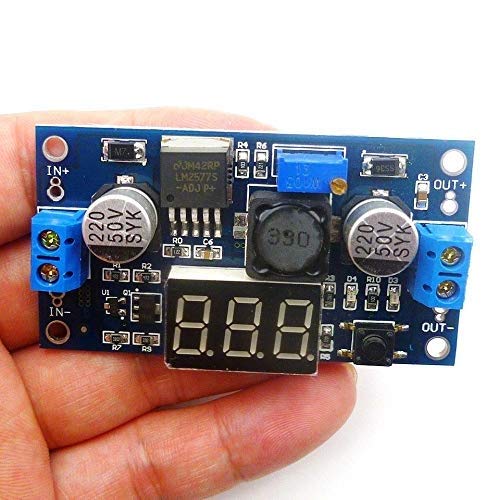 REES52® DC-DC boost module digital voltmeter display LM2577 boost circuit board 3A output (B08N4NTXPF) Amazon Price History, Amazon Price Tracker