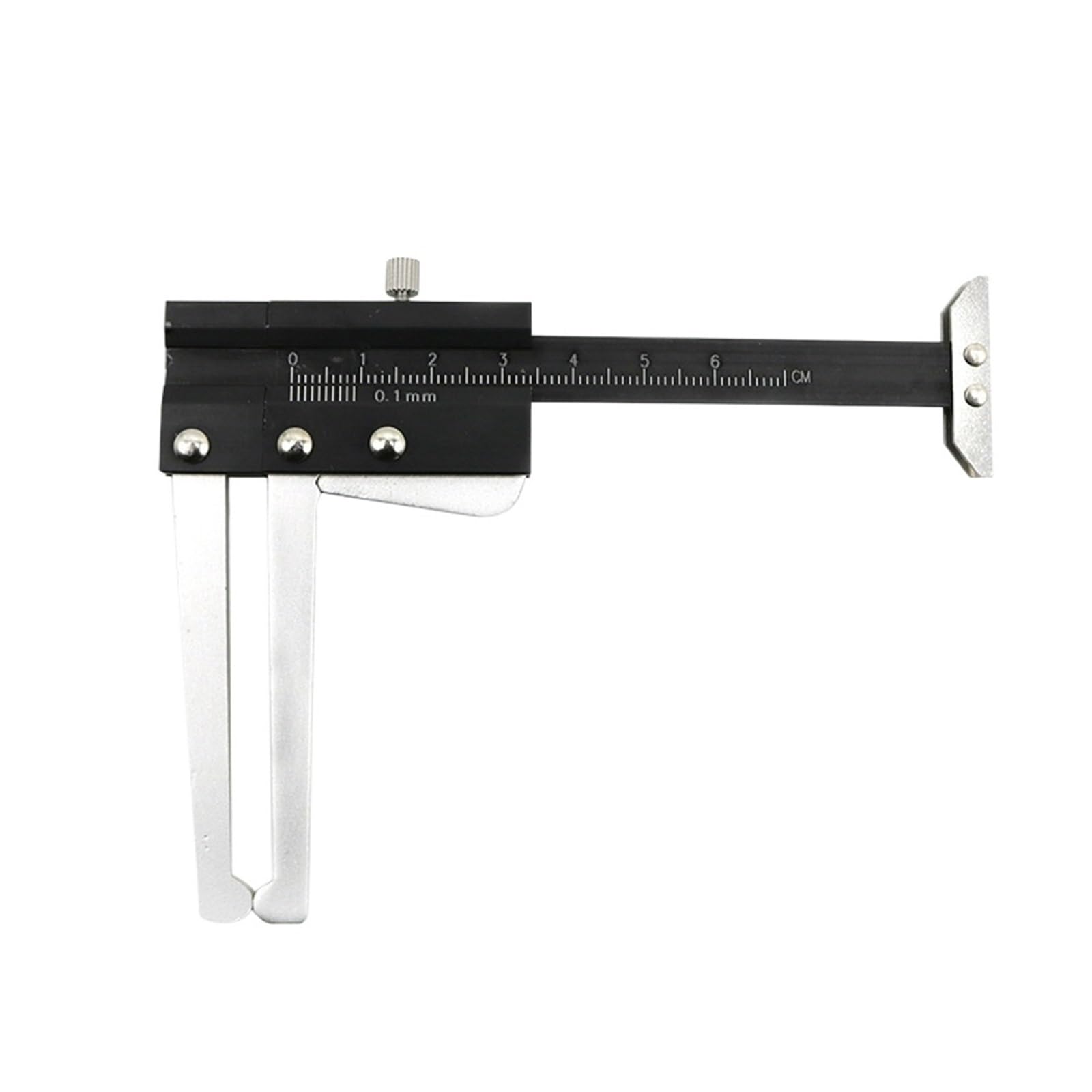 SWENEEN 60Mm Caliper Brake Disc Vernier Tyres Thickness Gauge Ruler Measuring Tool Micrometer Ruler Depth Vernier Caliper Testing Tools,