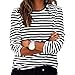 Generic Daily Deals Women's Classic Long-Sleeve Crewneck T-Shirt Fashion Striped Tops Comfy Loose Fit Sweatshirt Casual Basic Tee Shirt Today's Deals, X-Large, A0-black