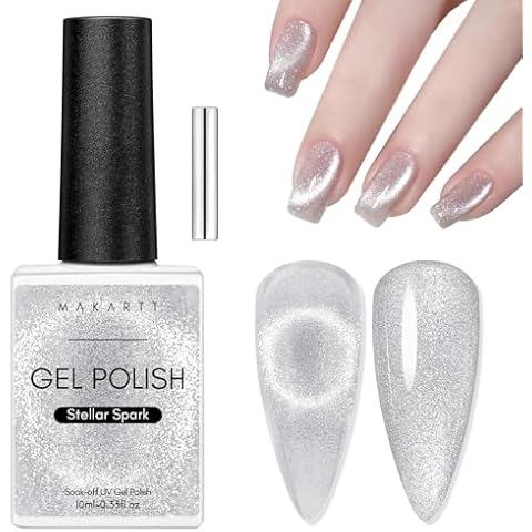 Makartt 9D Cat Eye Gel Nail Polish Cover
