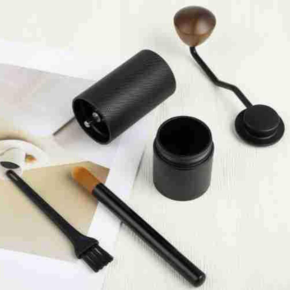 Molinillo de café manual con rebabas cónicas de acero inoxidable, molinillo de mano portátil para espresso para prensa francesa, camping y viajes