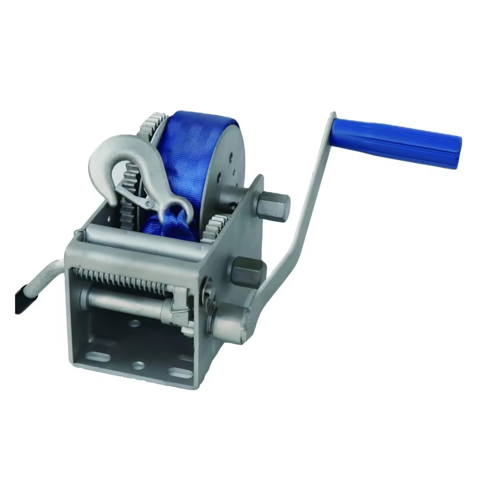 Kongmm One Color Hand Winch, Hand Winch 2 Ton&4500Lbs Portable Boat Anchor Winch Manual Winch For Boat Trailer With Cable