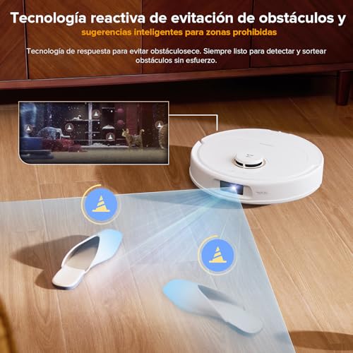 Miniatura 7 de roborock Qrevo S5V Robot Aspirador 12.000Pa de Succión, Blanco