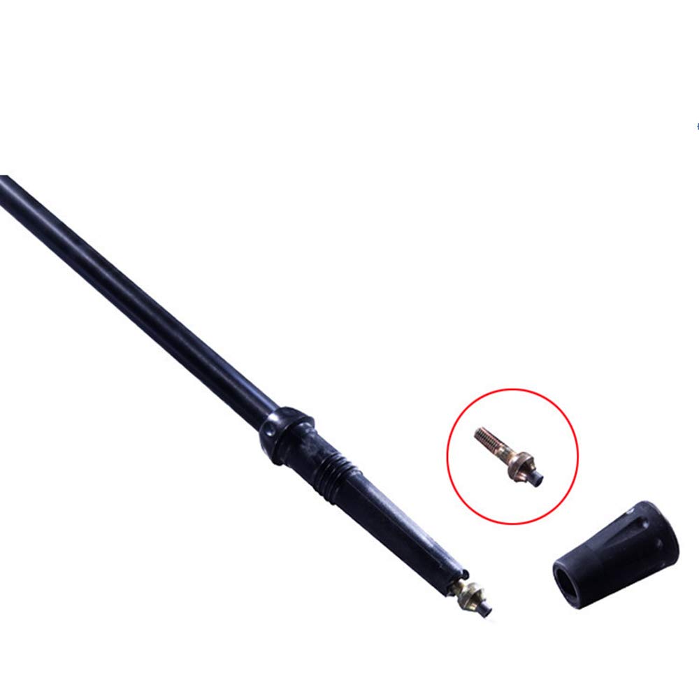 GSP Bastoncini da Passeggio Portatile Pieghevole 7075 Blocco Trekking Palo Tre Bastoncini da Trekking Assorbimento degli Urti Lungo Punta in Acciaio al tungsteno Eva