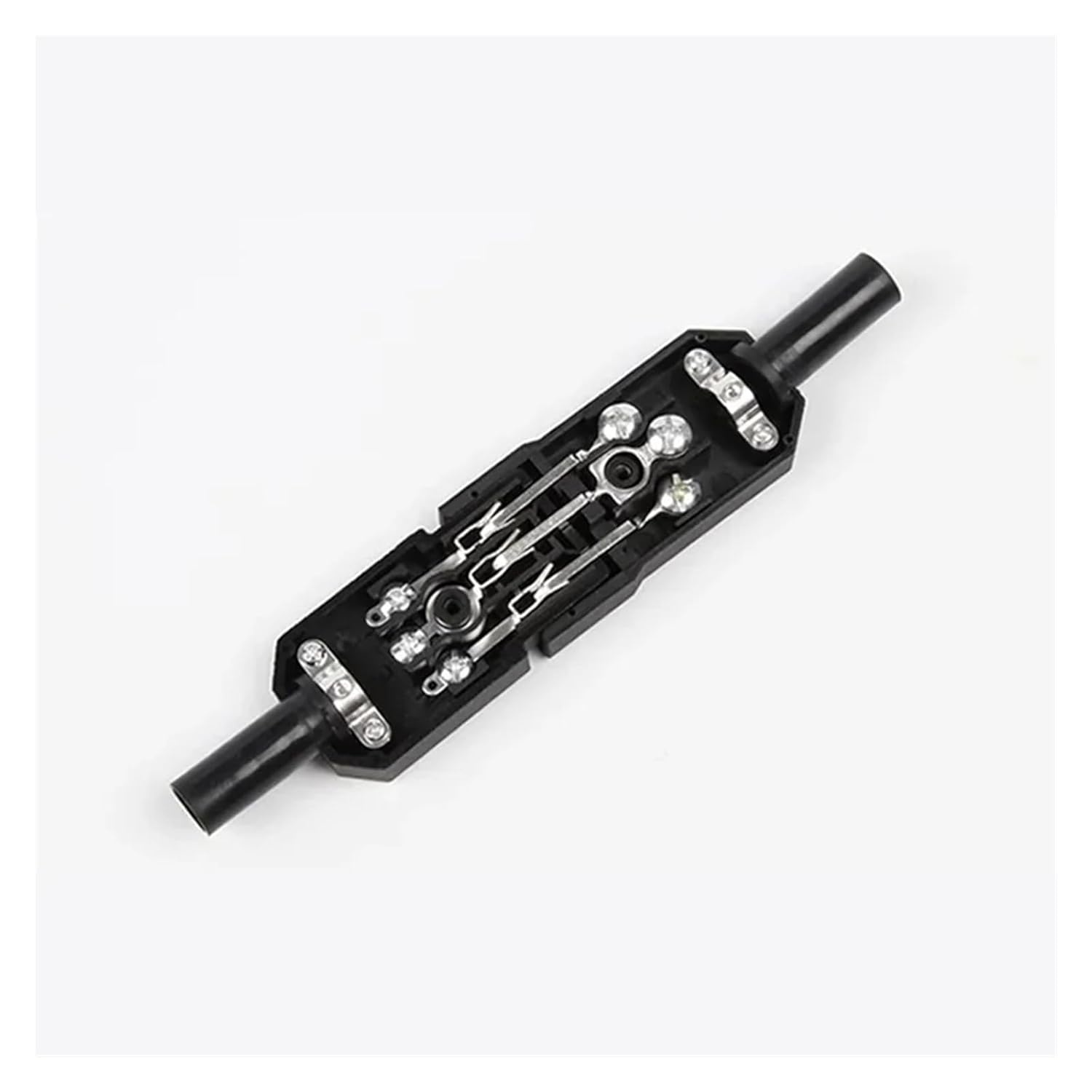 5/20/100PCS C13 C14 lEC 3 Pin Straight Cable Connector 10A250V Black Female and Male Rewireable Power Connector AC Outlet(C14 Iron Pins,20PCS)