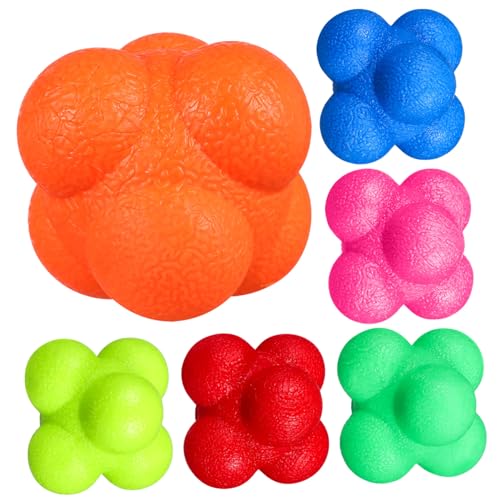 IMIKEYA 6 Pack Reaction Balls for Exercise Ball for Reflex Training for Fitness