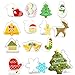 Produktbild Amacoam Ausstechformen Weihnachten Keksausstecher Weihnachten Edelstahl 14 Stück Plätzchen Ausstecher Fondant Weihnachtsausstechformen Set für Motivtorten Tortendeko Kekse Backen Küche Zubehör