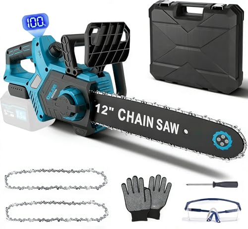 Tronçonneuse à chaîne électrique, 30 cm (12 pouces) Tronçonneuses électriques compatibles...