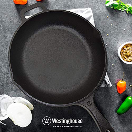 Image of Westinghouse CAST IRON SERIES WCCI000 2BK 8'' SEASONED CAST IRON SAUTE SKILLET