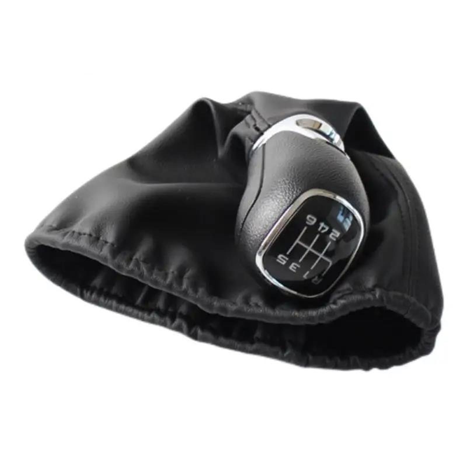 Fhuwaz B0500 Car Gear Knob For Jetta Golf 3 Mk3 Lupo Polo Caddy Vento 1992-1998 Car Hand Speed Head Gear Shift Knob Gaiter Boot Collar(B0500)