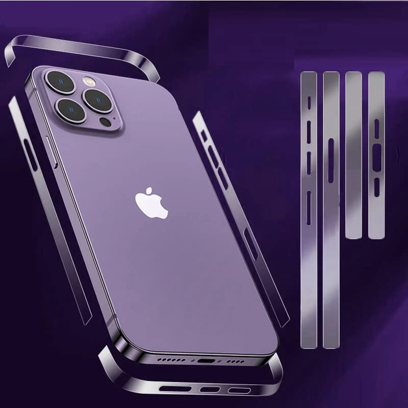 MOBIKTC for iPhone 14 Pro Protective Decal Film Around Back and Sides All-Wrap Skin Cover Dust-Proof Anti Scratch/Fingerprint Bubble Free (2 Set, Matte)-image-33